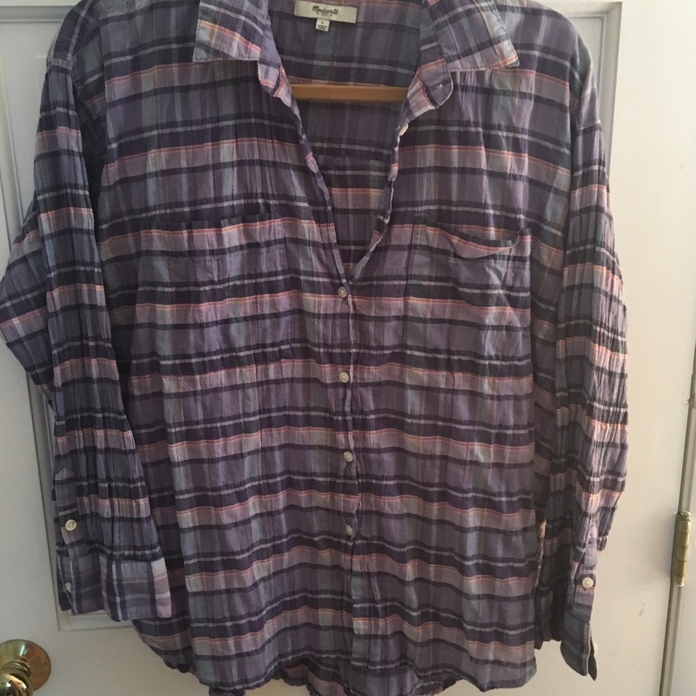 Madewell Plaid Button Down